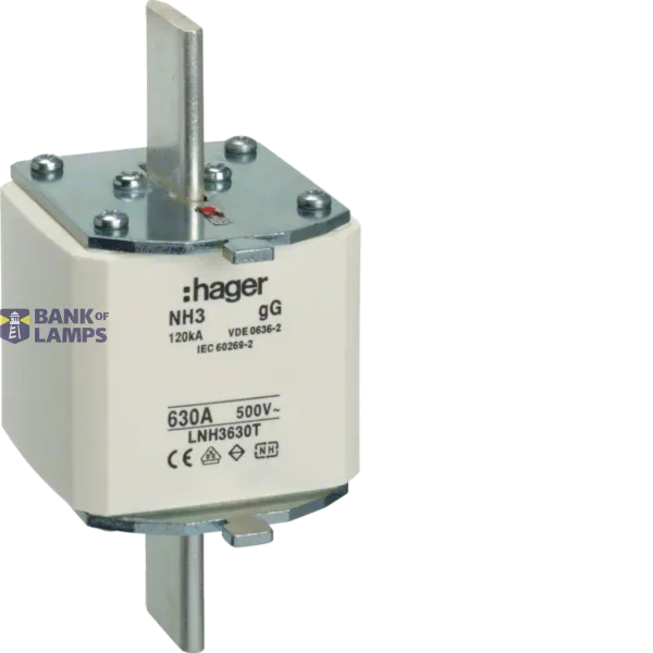 NH Fuse Insert 630A GG,500VAC LNH3630T image 1