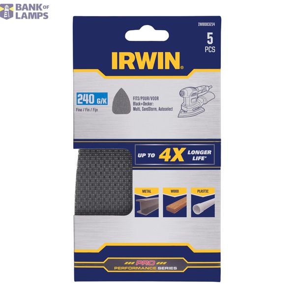 5x 240g Sheet, Multi Sander Velcro, MESH image 2