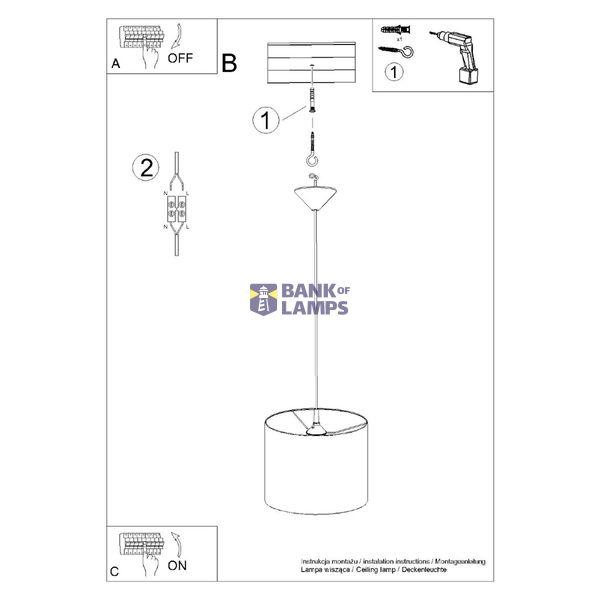 Pendant lamp NOVA  30 black image 5