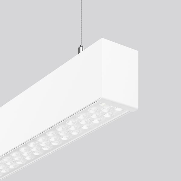 LINEDO single IP20, 31 W, 4850 lm, 840, white, on/off Pendant luminair image 1