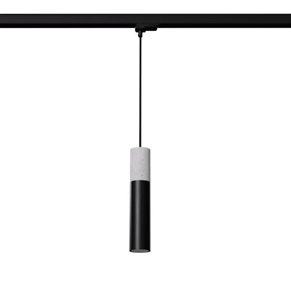 HANGING LAMP 3 PHASE BORGIO BLACK GU10 4000K 7W 530LM image 1