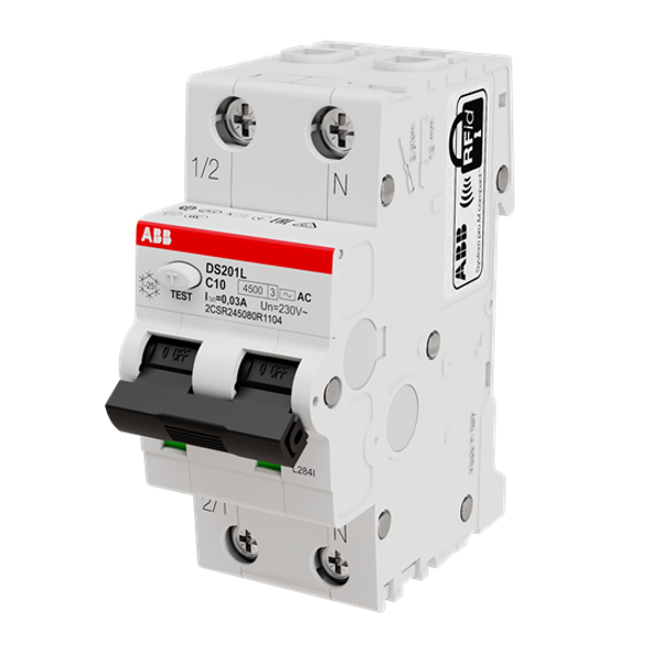 DS201 C10 AC300 Residual Current Circuit Breaker with Overcurrent Protection image 4