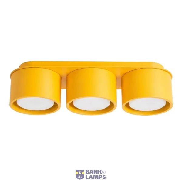 Ceiling lamp MODO 3 yellow Gx53 image 1