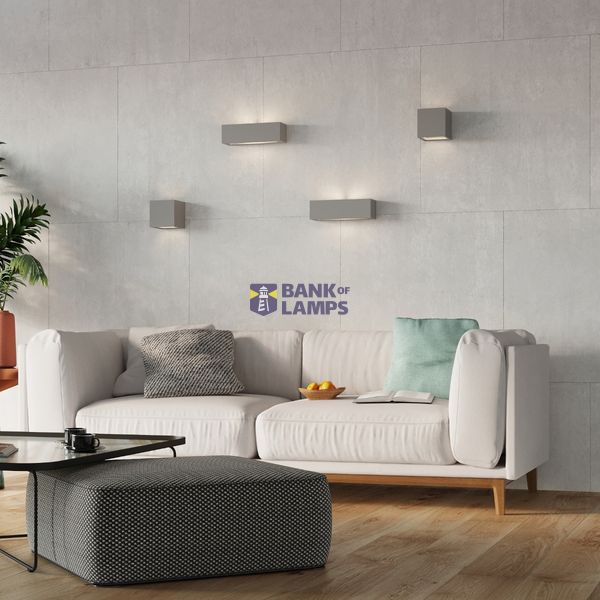 CERAMIC WALL LAMP VEGA GREY E27 1X60W IP20 image 5