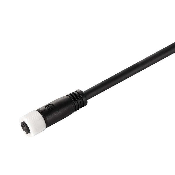 Sensor/actuator line, One end without connector, M8, Number of poles : 3, 10 m, Female socket, straight, Shielded: No, LED: No, Sheath material: PUR, Halogen: No image 1