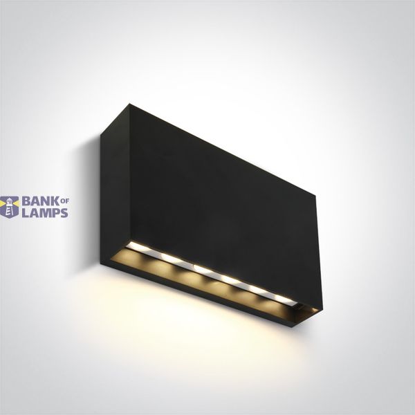 67472A/AN/V ANTHRACITE WALL LIGHT 1x6W CCTV IP65 230V image 1