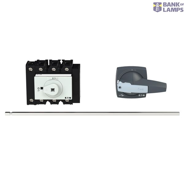 P3 Main switch, 80 A,Rear mounting, 4 pole, Form M4/K2-G, Gray, Short  image 3