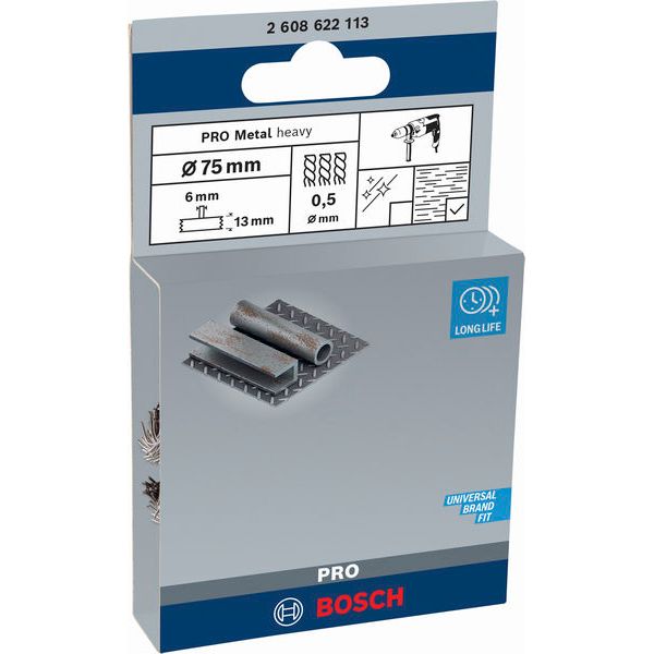 Wire Wheel Knotted 75x0.5 mm Steel image 2