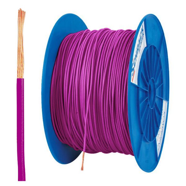 PVC Insulated Single Core Wire H07V-K 1.5mmý, violet (coil) (The price is shown without markup on metals. Request a quote for accurate information) image 1