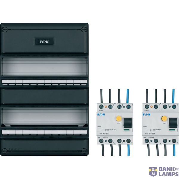 Systeem 55 consumer unit + 2x RCD 4-pole 40A, 30mA, A image 12