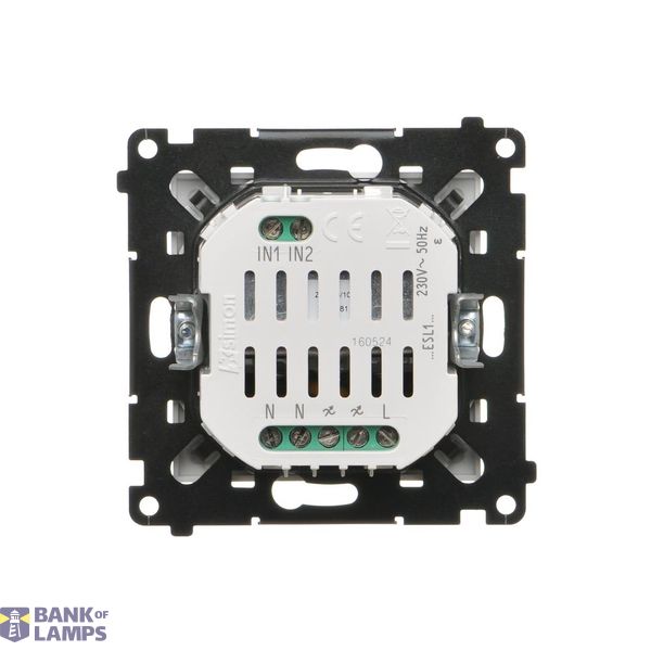 Single loudspeaker socket outlet, (module), Simon 24, IP20, white image 1