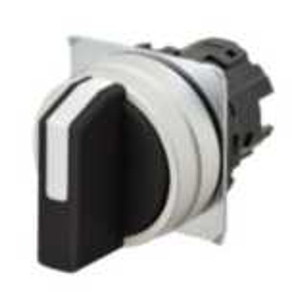 Selector A22NZ Ã˜22, 3 position, NON-Lighted, bezel brushed metal, AUTO A2270546C image 1