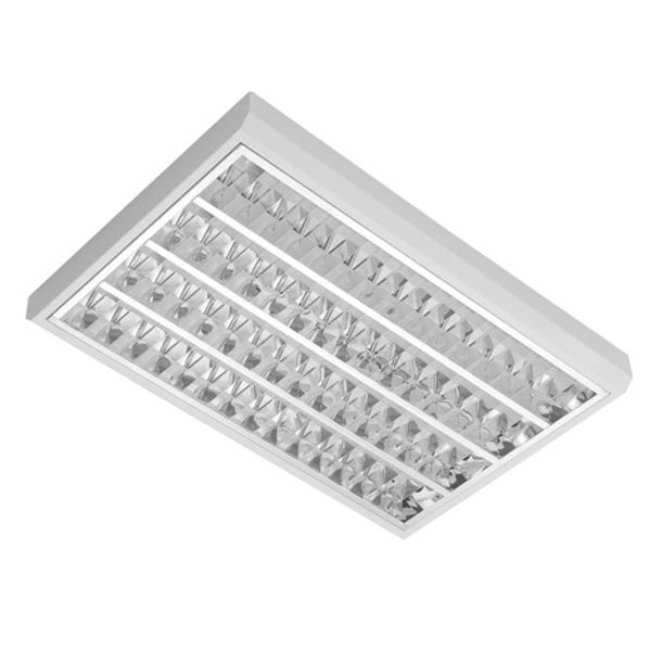 MODUS LLL4000, 4x LED ,  611mm,  matt AL louvre , surface, LED 840, NONSELV 350mA DALI touch dim image 1