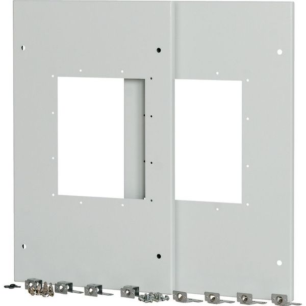 XMIX16F0802C Front cover, 2x IZMX16, fixed mounted design, W=800mm image 3