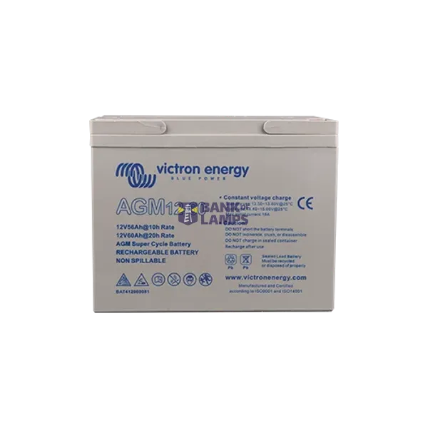Victron Energy Akumulators 12V/60Ah AGM Super Cycle Batt. (M6) image 1