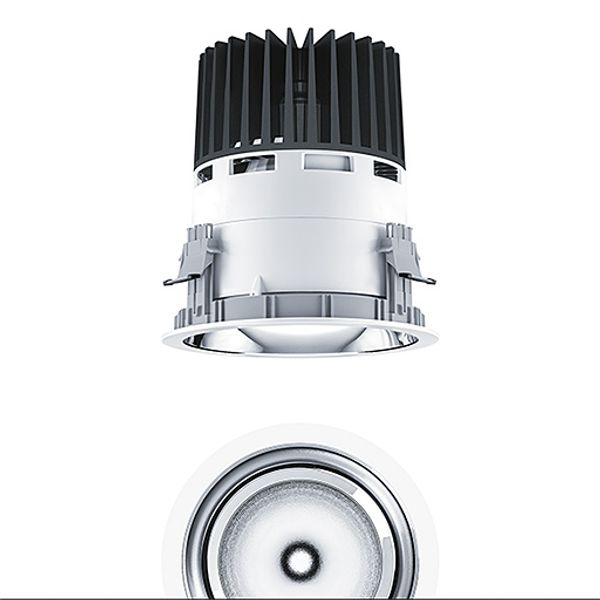 PANOS INF R200 62W 940 LDO SP-FAL WH - LED ceiling-recessed luminaire image 1
