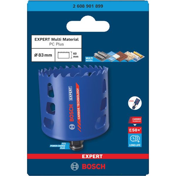 EXPERT Tough Material Hole Saw 83 mm image 2