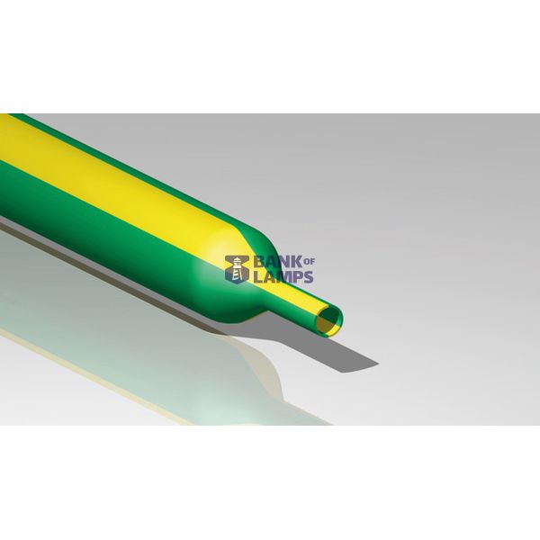 Heat shrink tube Box 12.5/6.0 mm, 6m, thin-walled, ye/gr image 1
