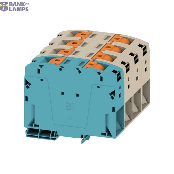 Feed-through terminal block, PUSH IN, dark beige, 150 mm², 309 A, 1000 image 4