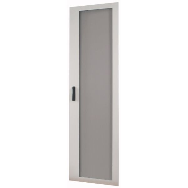 BPZ-DMT-600/20-R-P Transparent door (sheet metal), 3-point locking mechanism with clip-down handle, right-hinged, IP55, HxW=2030x570mm image 1