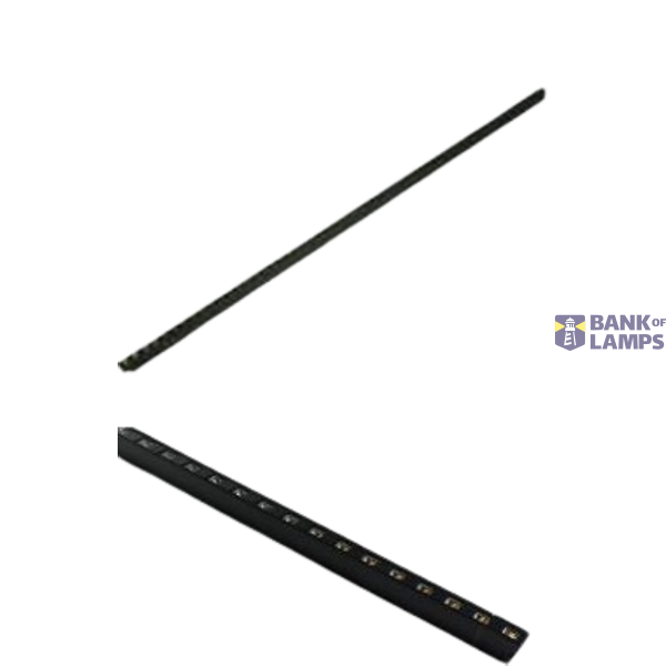 2- Wire Magnetic Track Linear Light  8W, 24V, 4000K, 60°,  Black image 1
