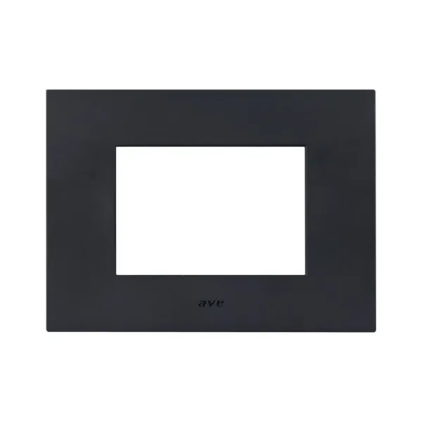 SMART EASY S44 TECHNOPOLYMER PLATE, TEKLA GREY COLOUR - MATT FINISH - 3 MOD. image 1