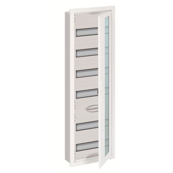U62TE U Compact distribution board, Flush mounting, 144 SU, Isolated (Class II), IP31, Field Width: 2, Rows: 6, 984 mm x 560 mm x 120 mm image 3