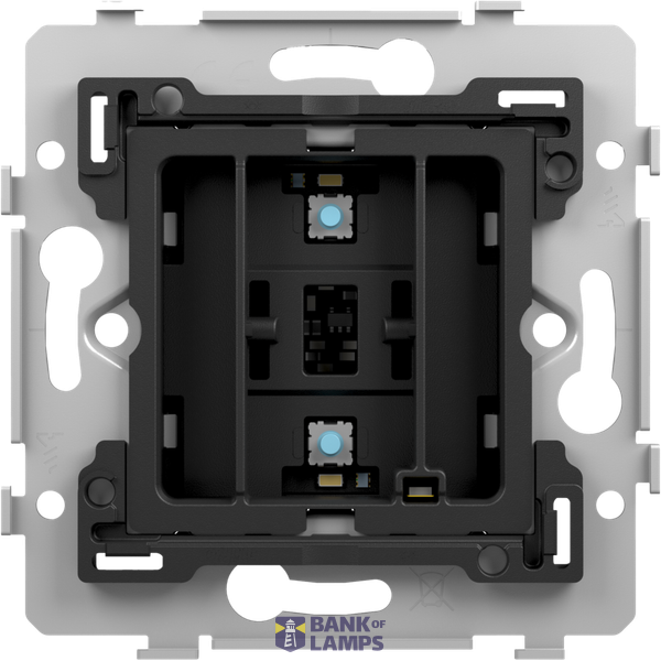 Base for a double push button, with LEDs and comfort sensors, 71 x 71 image 4
