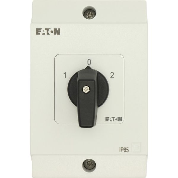 T3-3-8401/I2 Reversing switches, T3, 32 A, surface mounting, 3 contact unit(s), Contacts: 5, 60 °, maintained, With 0 (Off) position, 1-0-2, Design number 8401 image 4
