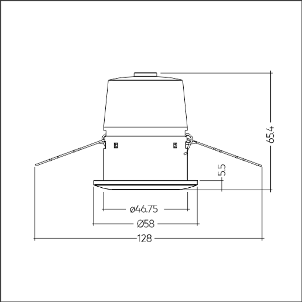 MSensor G3 SRC 30 PIR 5DPI WH - Passive infrared motion and light sensor image 2