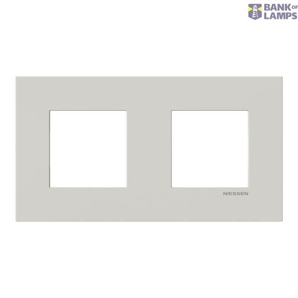 Frame 2-gang / 2+2-modules - Niessen logo - S - Dune image 1