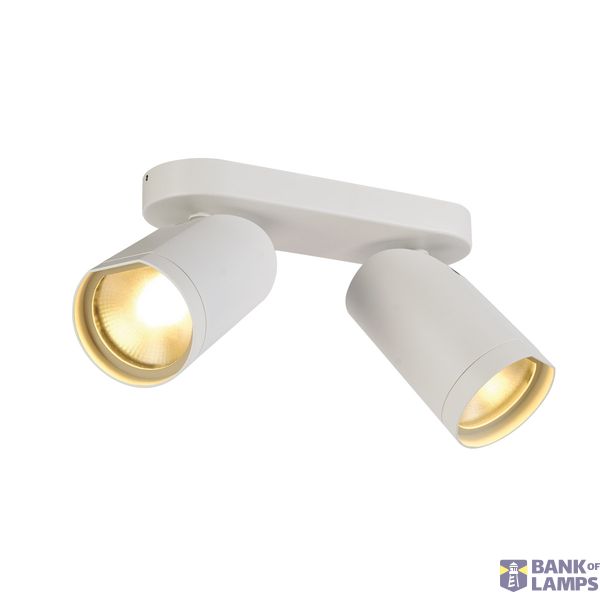 BILAS SPOT DOUBLE, 2x15W LED, 2700K, 25ø, matt white image 1