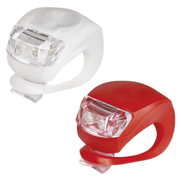 LED Bicycle Front Light + Back Light 10 lm, 2× CR2032 image 1