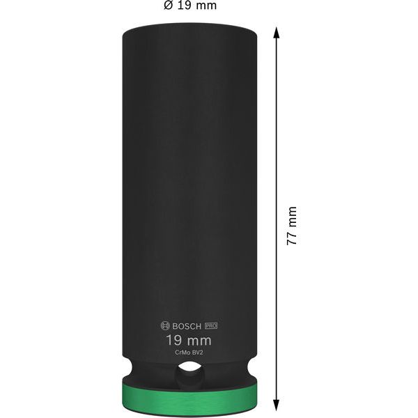 PRO Impact Socket 1/2" 19 MM Deep image 3