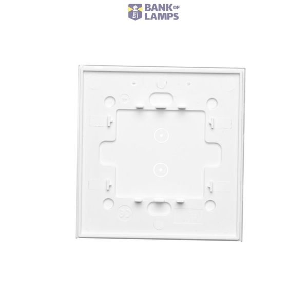 Single switch with backlight, LED not replaceable Color: blue, (module), 10AX, quick connection, black matt image 2