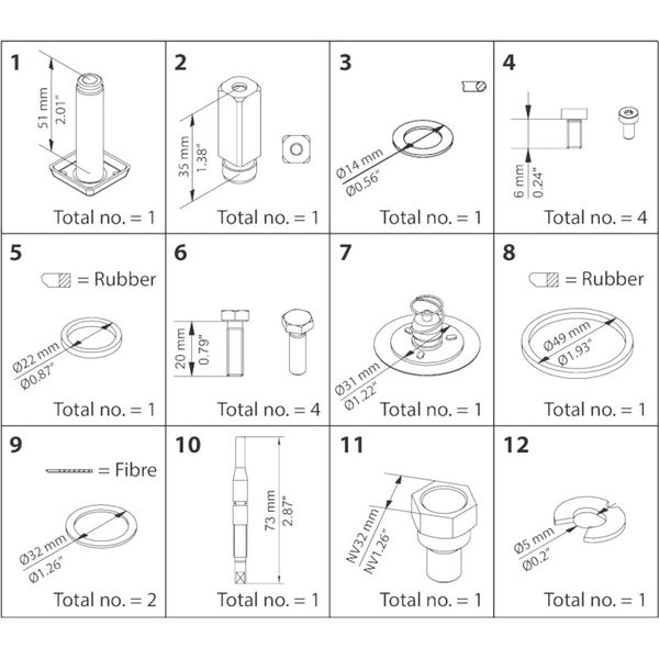 Overhaul kit - EVRAT 15 image 1