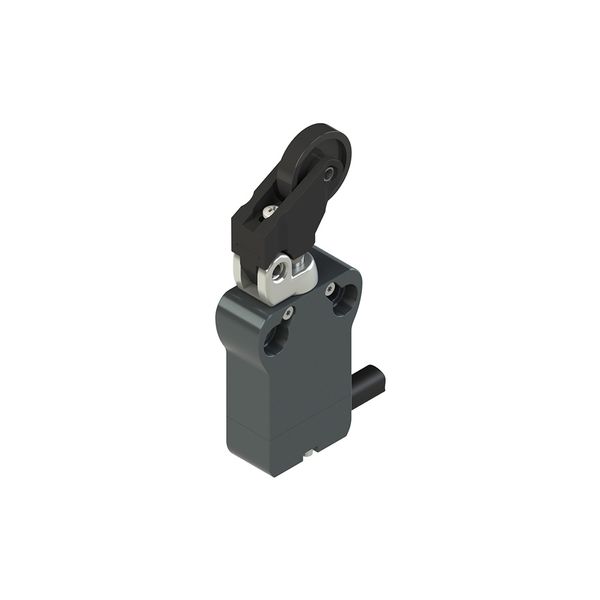 Modular prewired switch with adjustable offset roller lever image 1