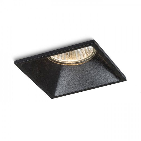 ZURI SQ recessed black 230V GU10 35W image 1