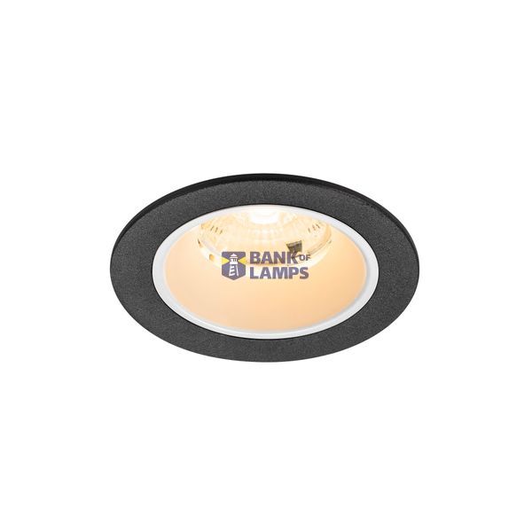 NUMINOS© S recessed ceiling light 3000K 55ø IP20 round bl/wh image 1