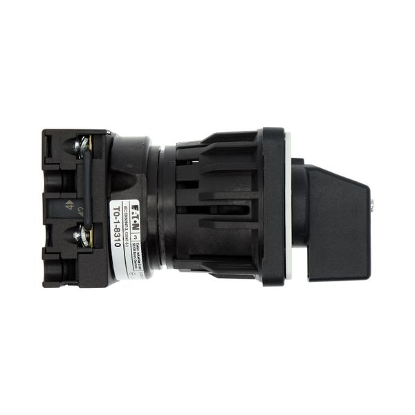 T0-1-8310/EZ Step switches, T0, 20 A, centre mounting, 1 contact unit(s), Contacts: 2, 45 °, maintained, With 0 (Off) position, 0-2, Design number 8310 image 19