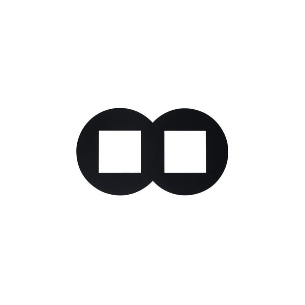 SV DOUBLE FRAME MATTE BLACK image 1