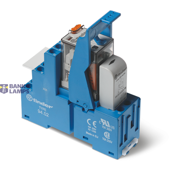 Rel. interface Mod.screw 2CO 10A/24VDC/AgCdO/LED (58.32.9.024.2050) image 1