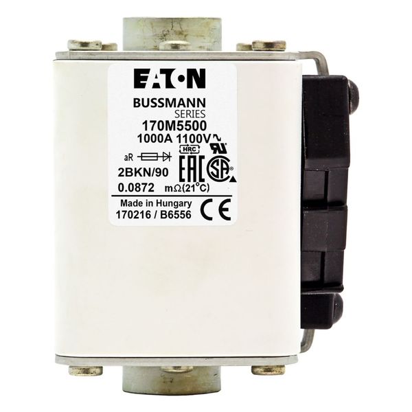 Fuse-link, high speed, 250 A, AC 1250 V, size 2, 61 x 77 x 75 mm, aR, IEC, UL, single indicator image 6