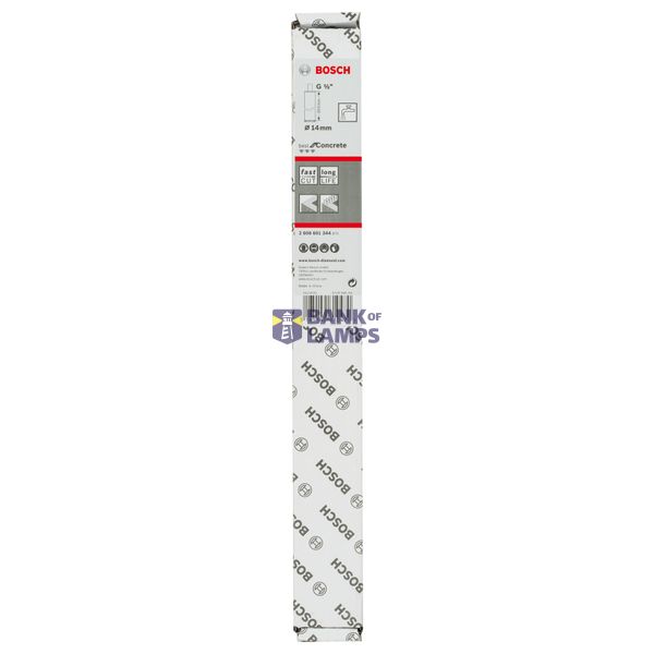 Diamond wet core cutter G 1/2" Best for Concrete 14 mm, 300 mm, ring, 10 mm image 2