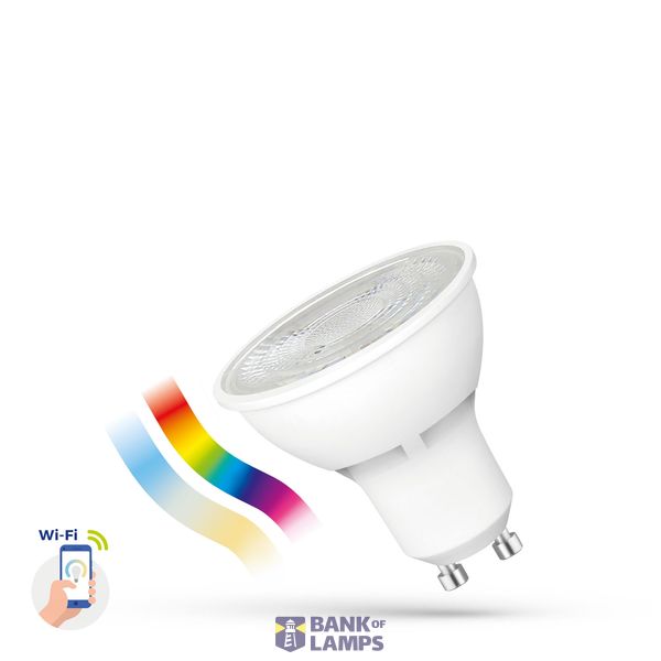 LED GU10 5W 230V RGBW + CCT + DIM Wi-Fi Spectrum SMART image 3