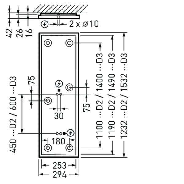 Surface-mounted luminaire Arimo Fit D Prisms Silver ETDD 42W 5300lm Wide reduced glare UGR19 (W19) IP40 IK03 3 SDCM 8167651 image 1