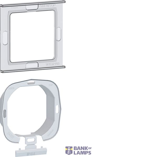 Sealing set for wall sockets/junction plates, transparent image 1