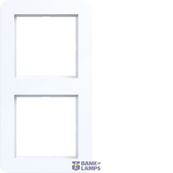 Double cover frame, C.1, light white glossy image 1