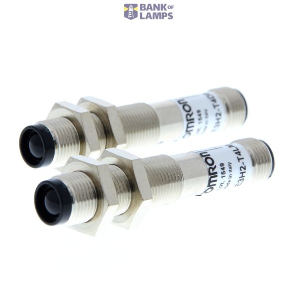 Photoelectric sensor, M12 brass housing, through-beam, 4 m adjustable, image 1