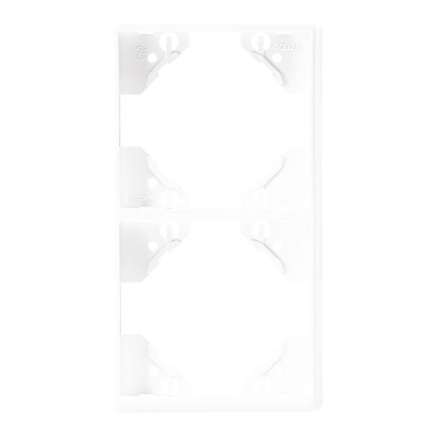 DOUBLE VERTICAL FRAME WHITE image 2